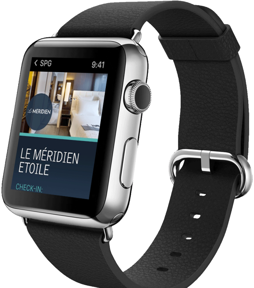Apple Smartwatch with SPG hotel app